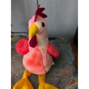 Strut the Rooster – TY Beanie Baby – MWMT – 1996